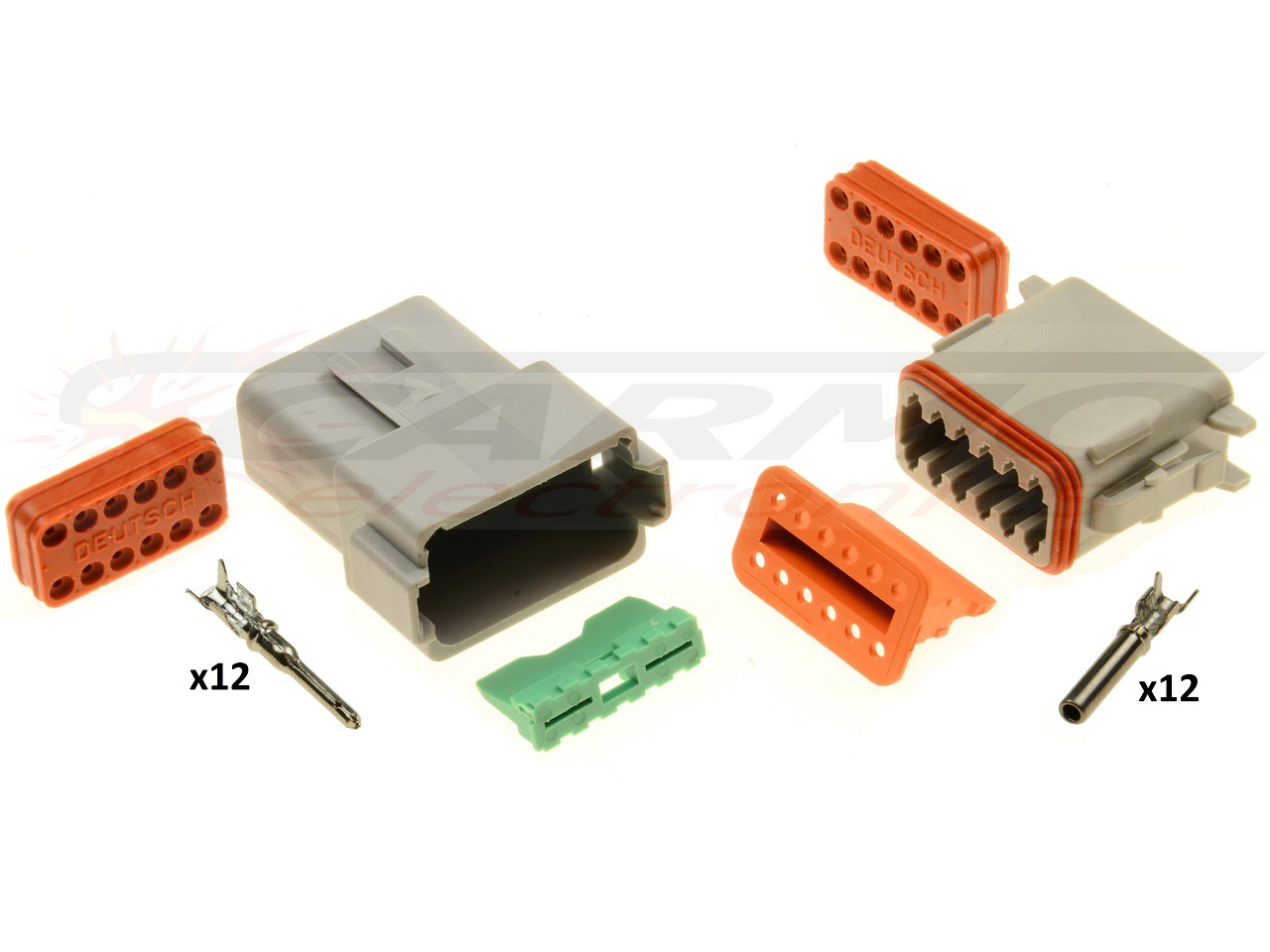 Conector Superseal 12 polos Amphenol - Deutsch DT06-12S DT04-12P - Haga click en la imagen para cerrar