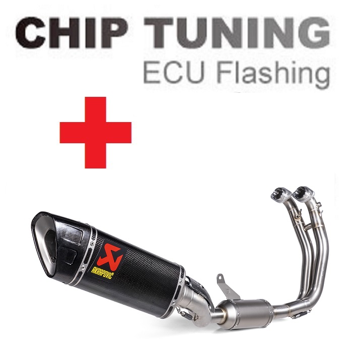 Aprilia RS 660 Tuono 660 (Factory) 2021 2022 2023 Ajuste de flash de ECU de alto rendimiento + Akrapovic S-A6R3-APLC (Etapa 3) - Haga click en la imagen para cerrar