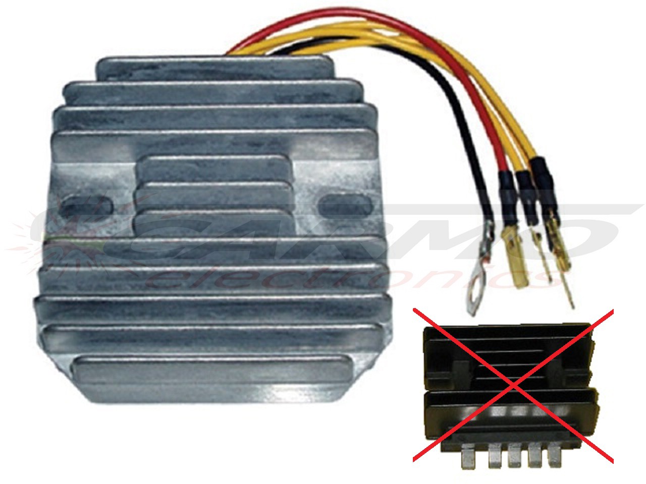 CARR134 - Suzuki GS GSX DR MOSFET Regulador de voltaje rectificador (RS21) - Haga click en la imagen para cerrar