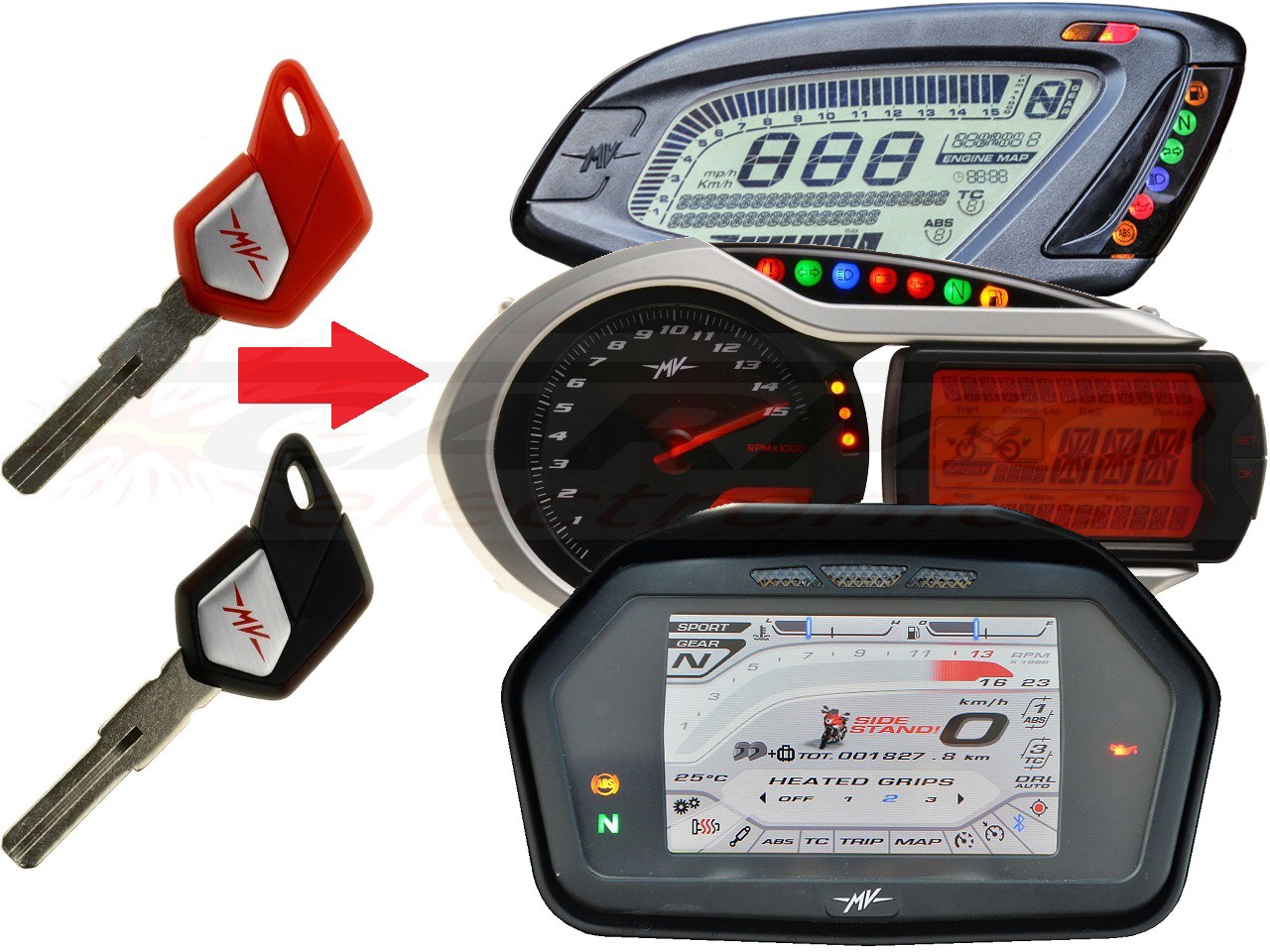 MV Agusta programming 2x transponder chip key → unit - Haga click en la imagen para cerrar